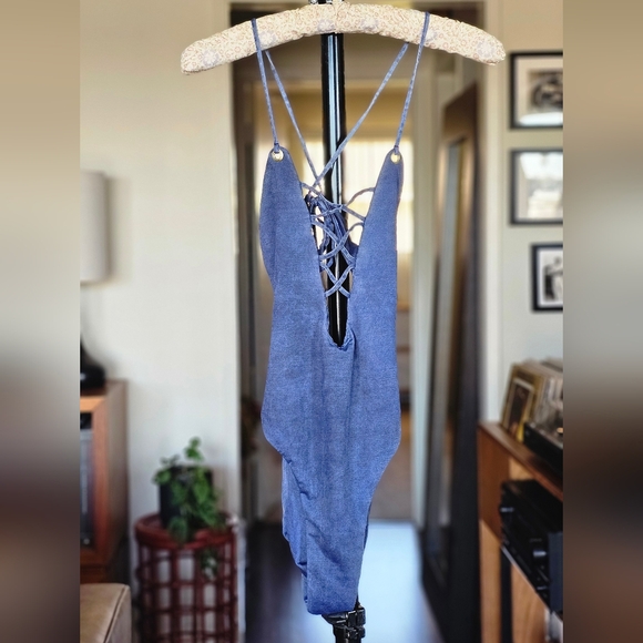 Blue Life Other - Blue Life Lace-Up One Piece Swimsuit